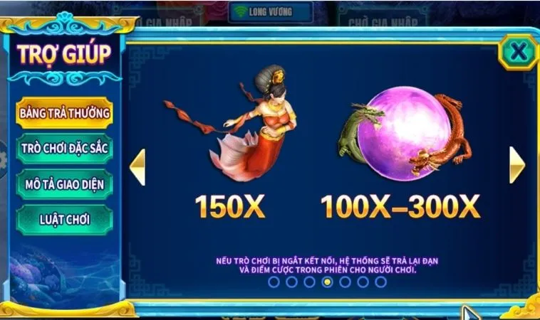 Hệ số thưởng các sinh vật trong game Bắn Cá Rồng Tại 89Bet 