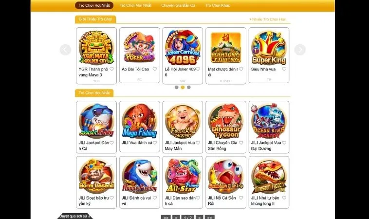 Đa dạng các tựa game săn cá hấp dẫn tại 89BET