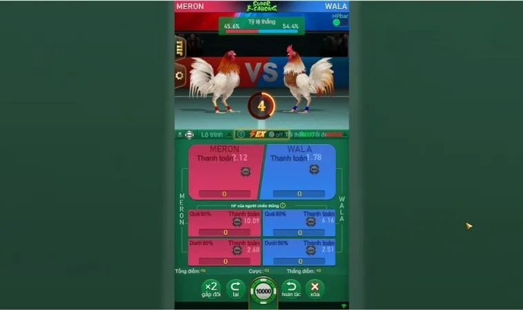 Các cửa cược tại sảnh Đá Gà Sabong Tại 89Bet