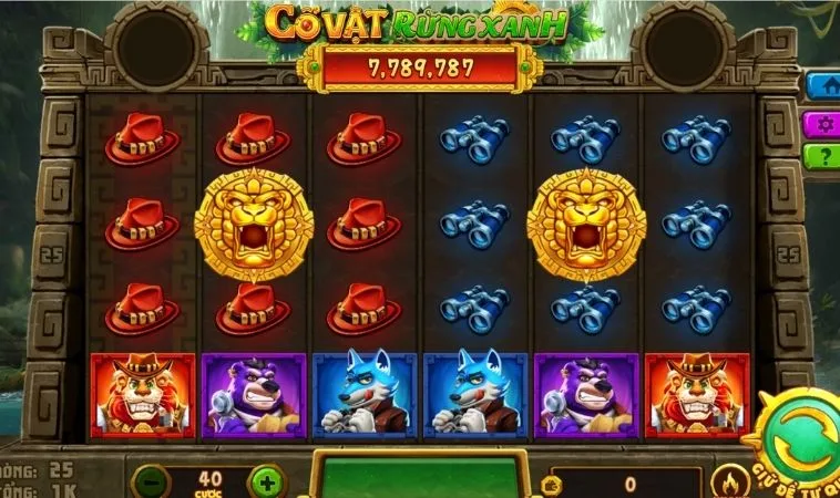 Giao diện chơi Nổ Hũ Rừng Xanh Tại 89Bet