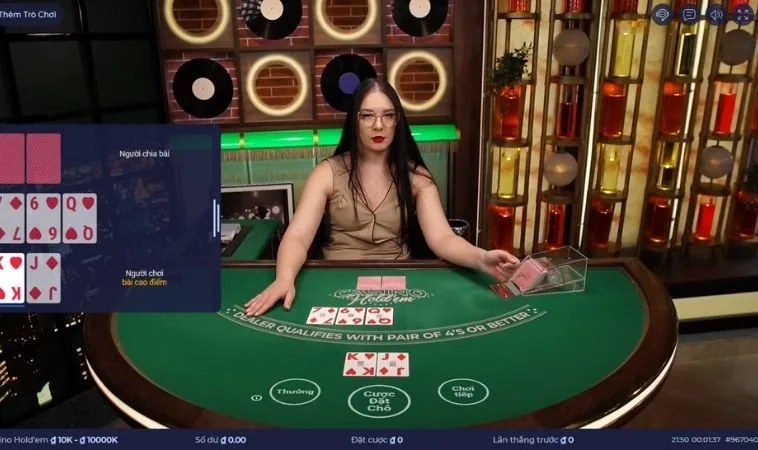 Giao diện chơi Xì Tố Tại 89Bet